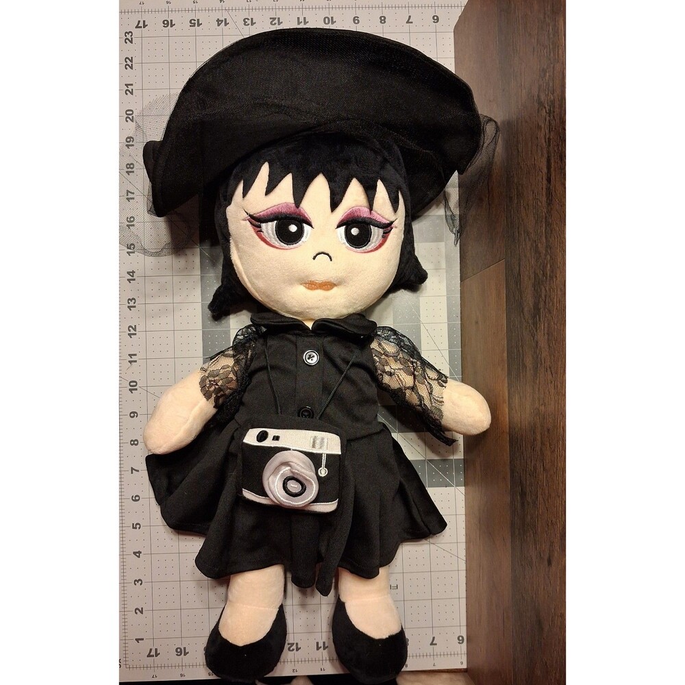 Spirit Halloween Beetlejuice Lydia Deetz Plush Doll With Camera